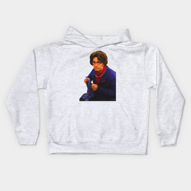 Micheal Scott as Phyllis Vance Kids Hoodie by Kamaloca